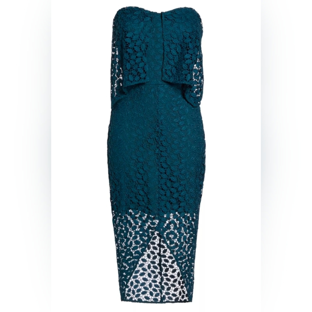 Nordstrom Chelsea28 Strapless Lace High-low Dress Size 12
